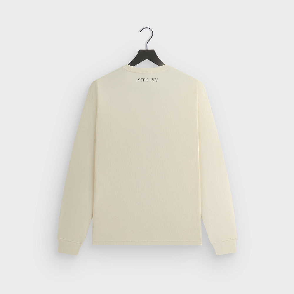 Kith Ivy Classic Logo Long Sleeve Tee - Sandrift