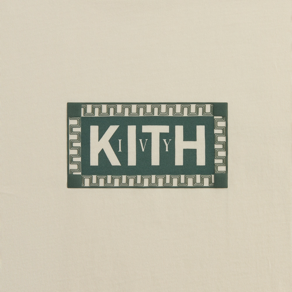 Kith Ivy Classic Logo Long Sleeve Tee - Sandrift
