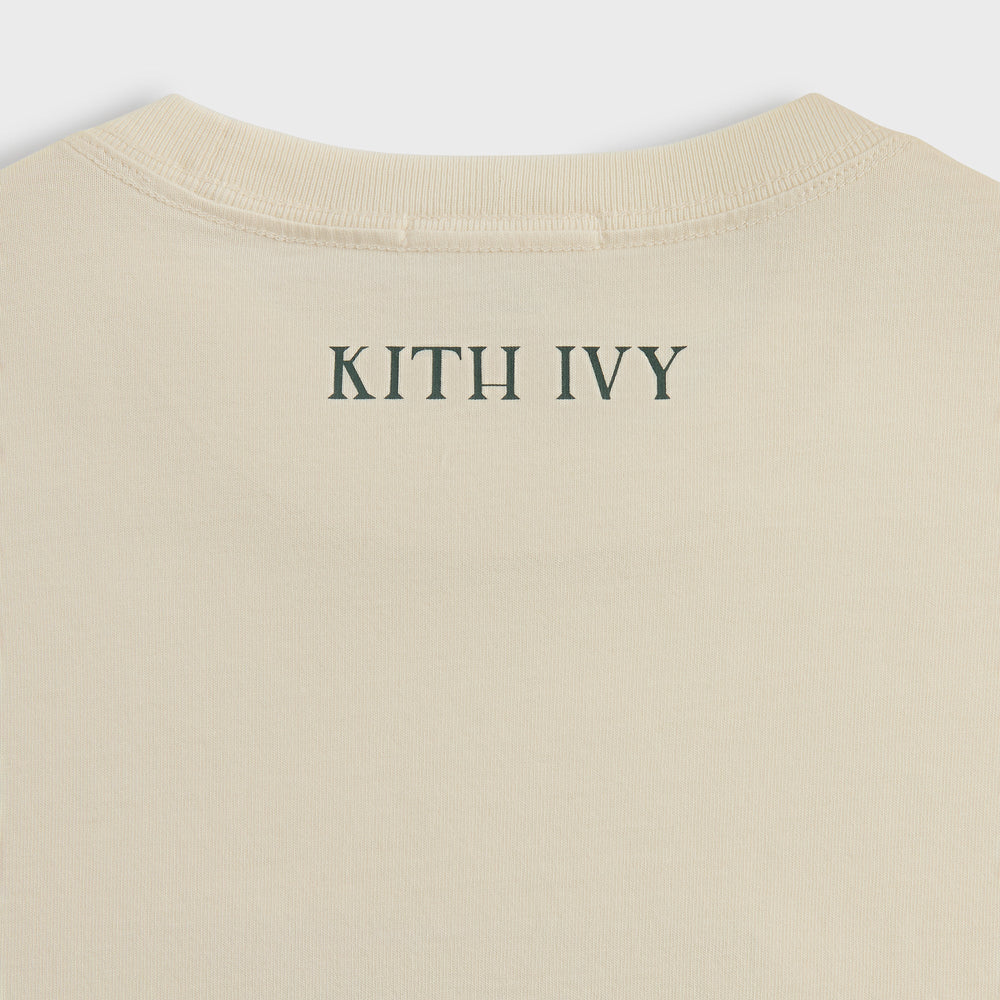 Kith Ivy Classic Logo Long Sleeve Tee - Sandrift