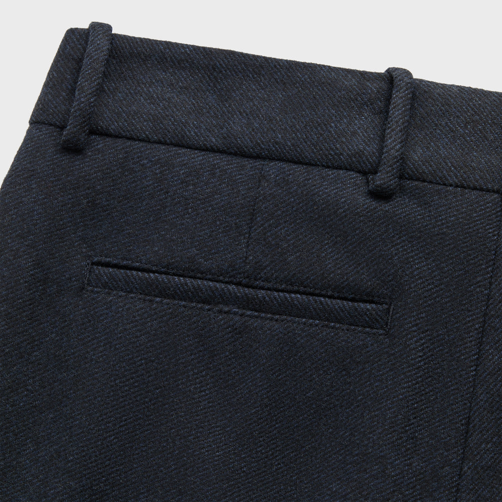Kith Wool Twill Kylan Pleated Trouser - Nocturnal