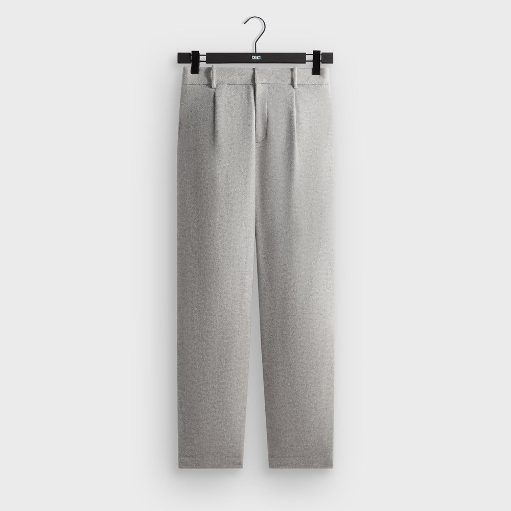 Kith Brushed Jersey Bentley Trouser - Medium Heather Grey