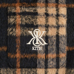 Kith Brushed Plaid Sheridan Shirt Jacket - Nocturnal