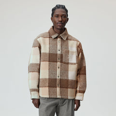 Kith Brushed Plaid Sheridan Shirt Jacket - Canvas
