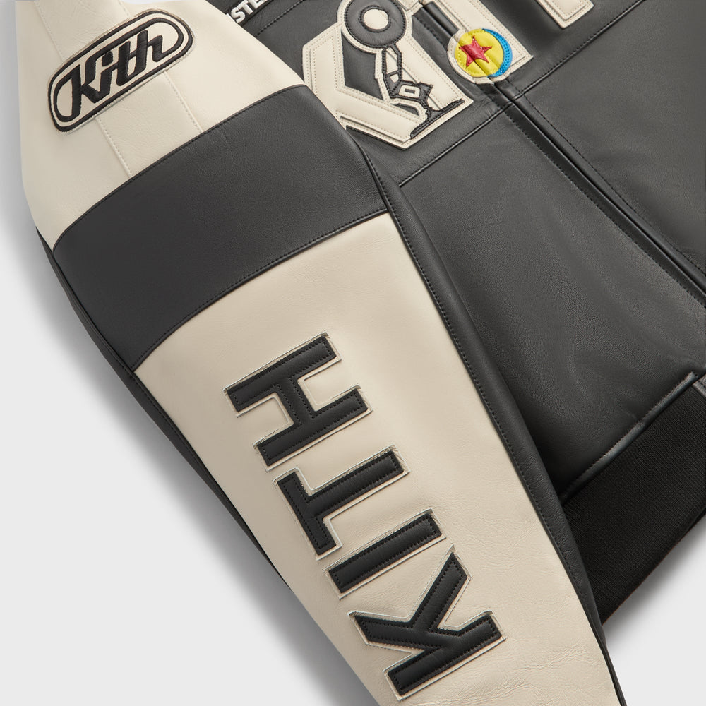 Disney Kith for Pixar Dejan Leather Jacket - Black