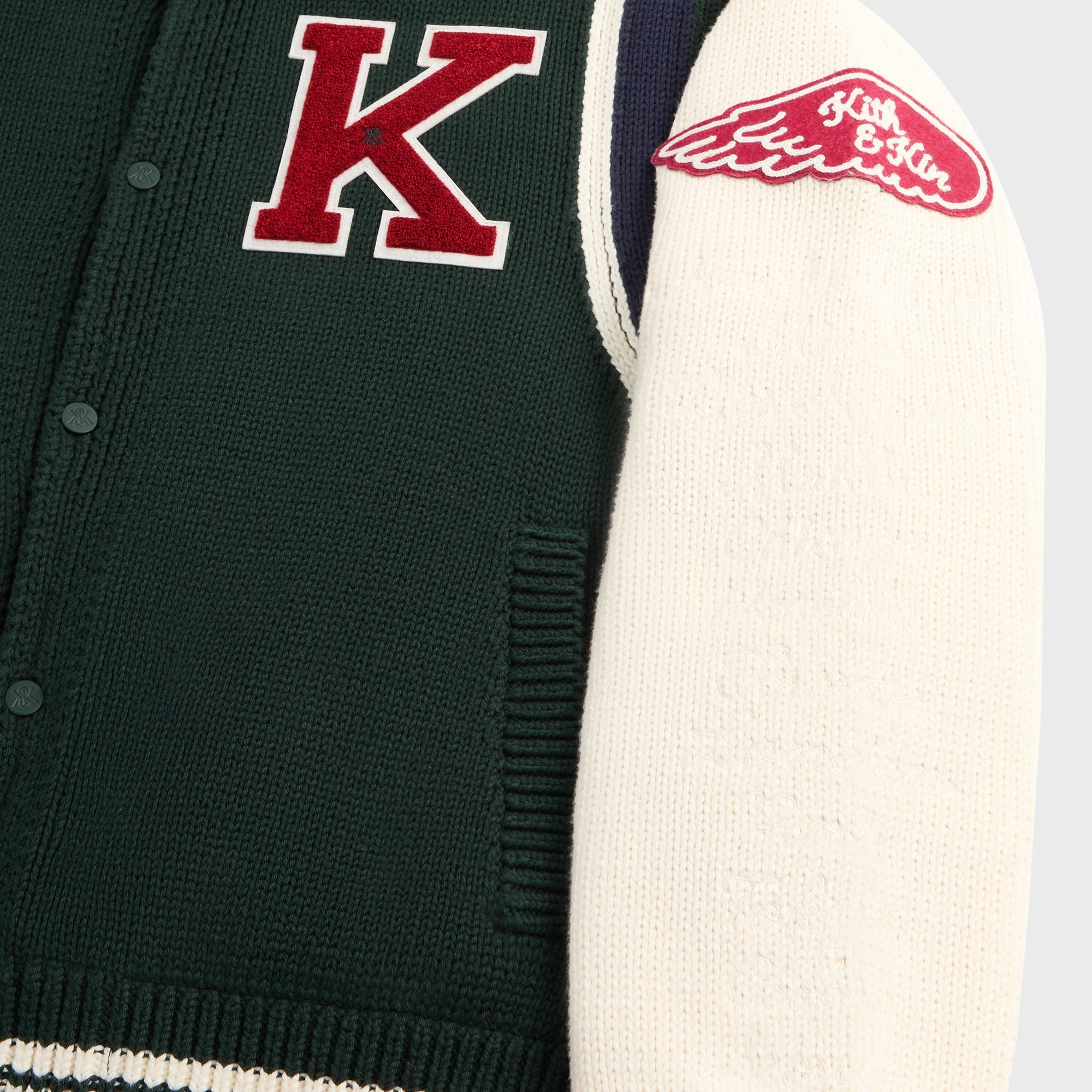 Kith for AVIREX Porter Varsity Knit Bomber - Stadium