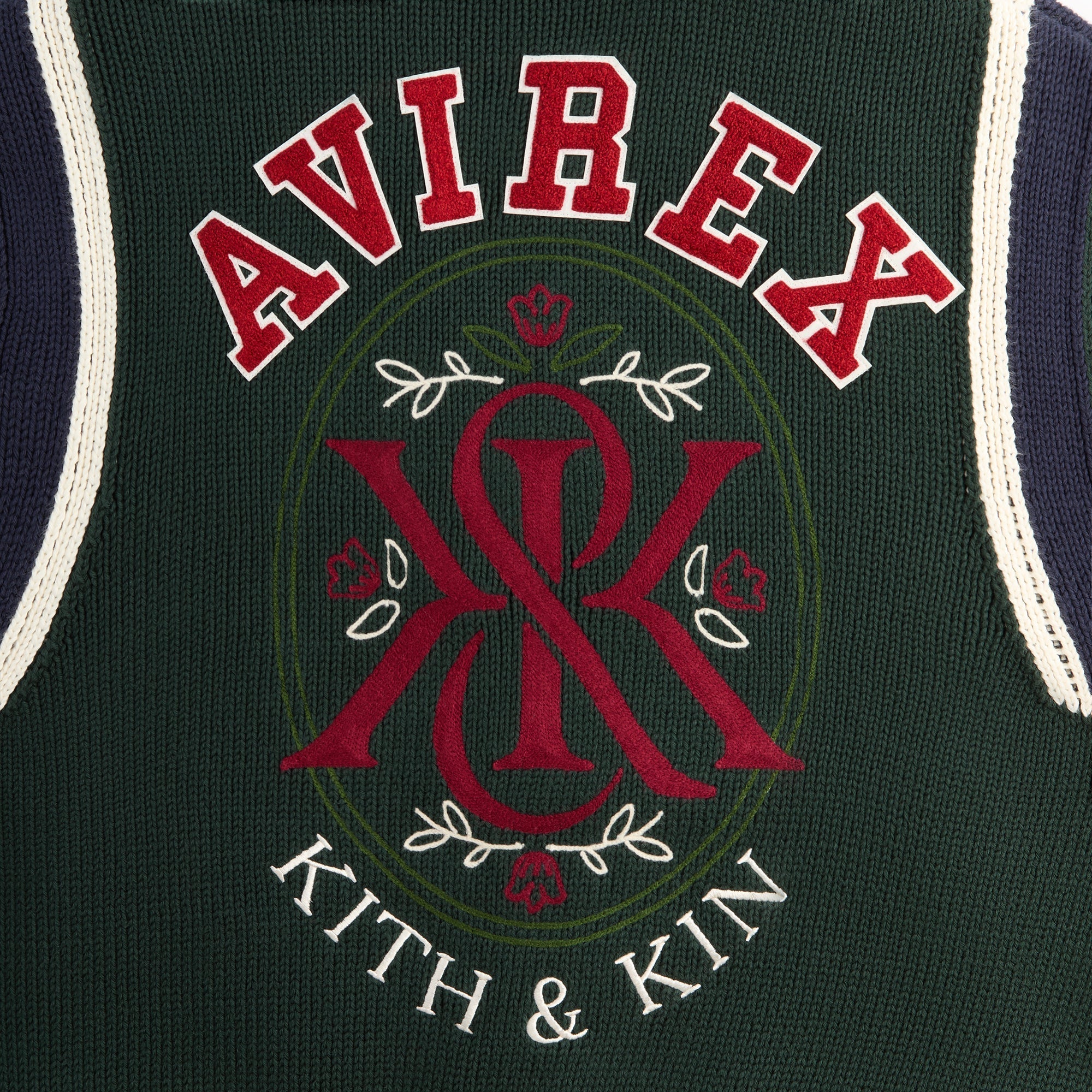 Kith for AVIREX Porter Varsity Knit Bomber - Stadium