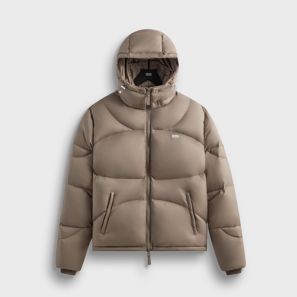 Kith Matte Stretch Taffeta Corey Puffer - Quicksand