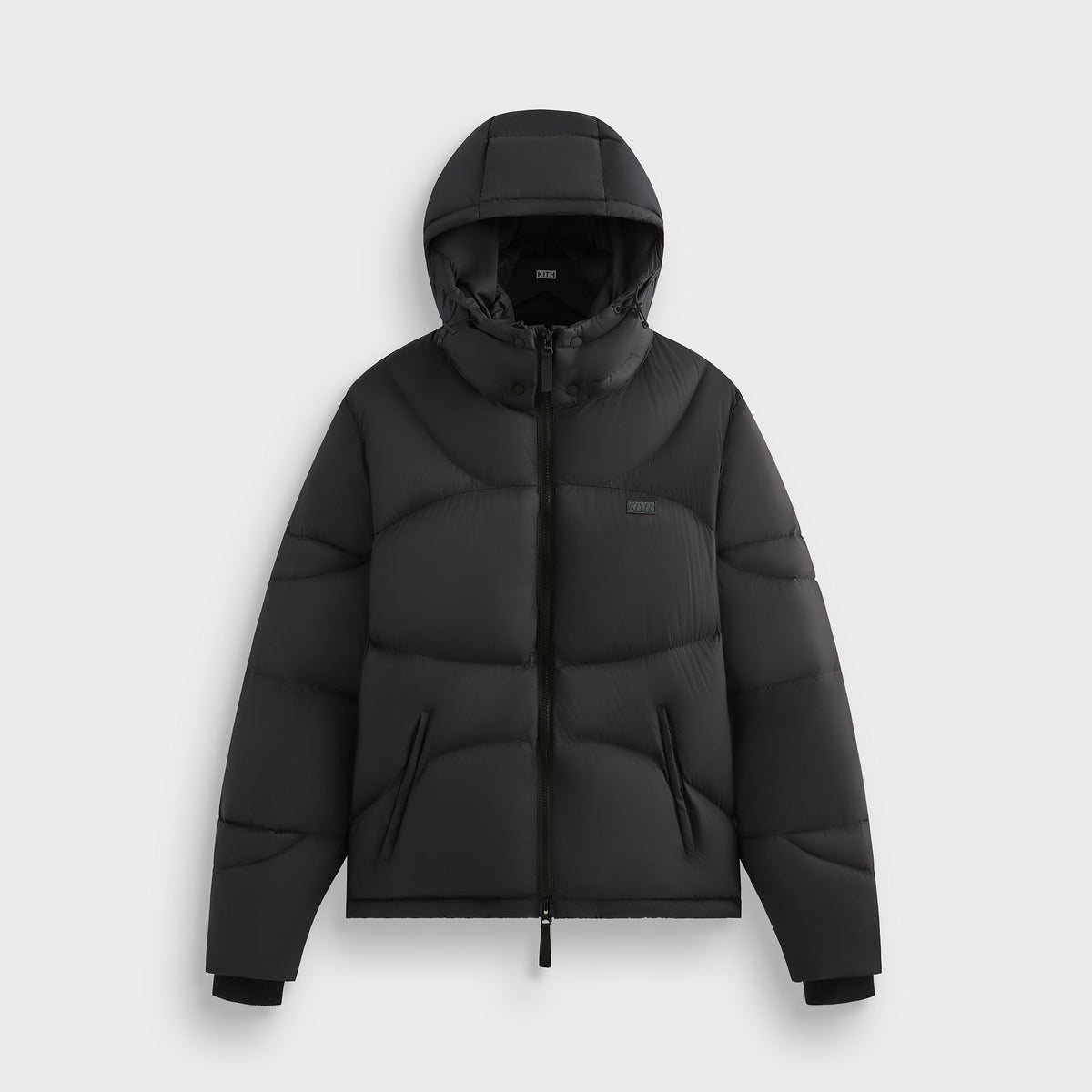 Kith Matte Stretch Taffeta Corey Puffer - Black