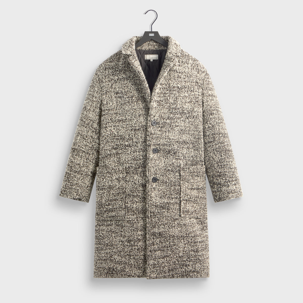 &Kin Plush Boucle Bergen Coat - Hallow
