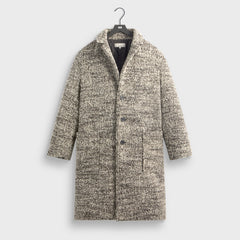 &Kin Plush Boucle Bergen Coat - Hallow