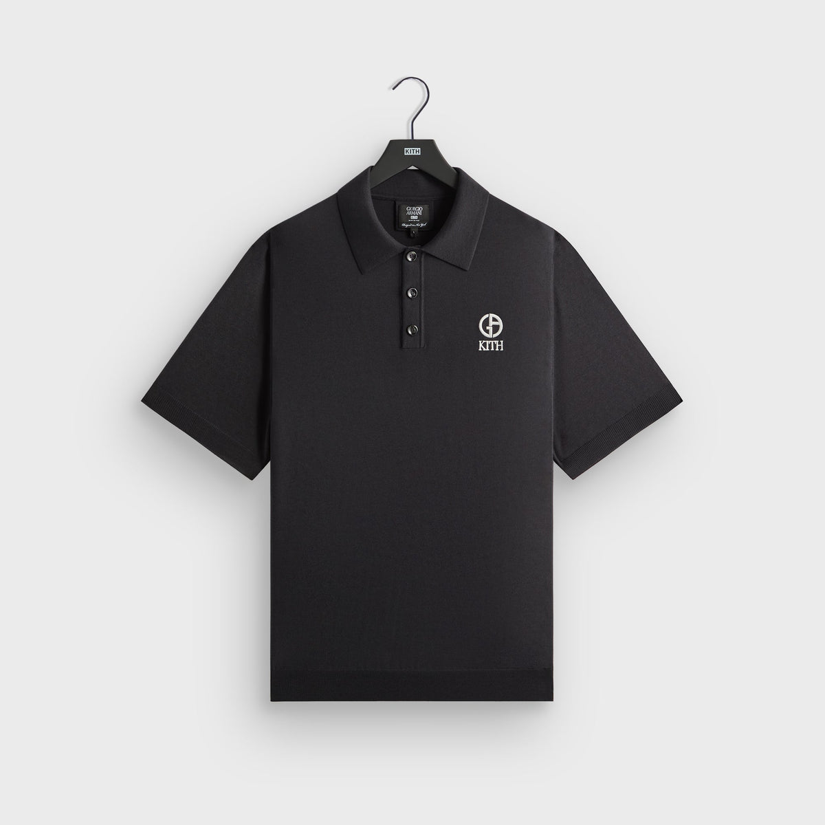 Giorgio Armani & Kith Tilden Knit Polo - Ghost