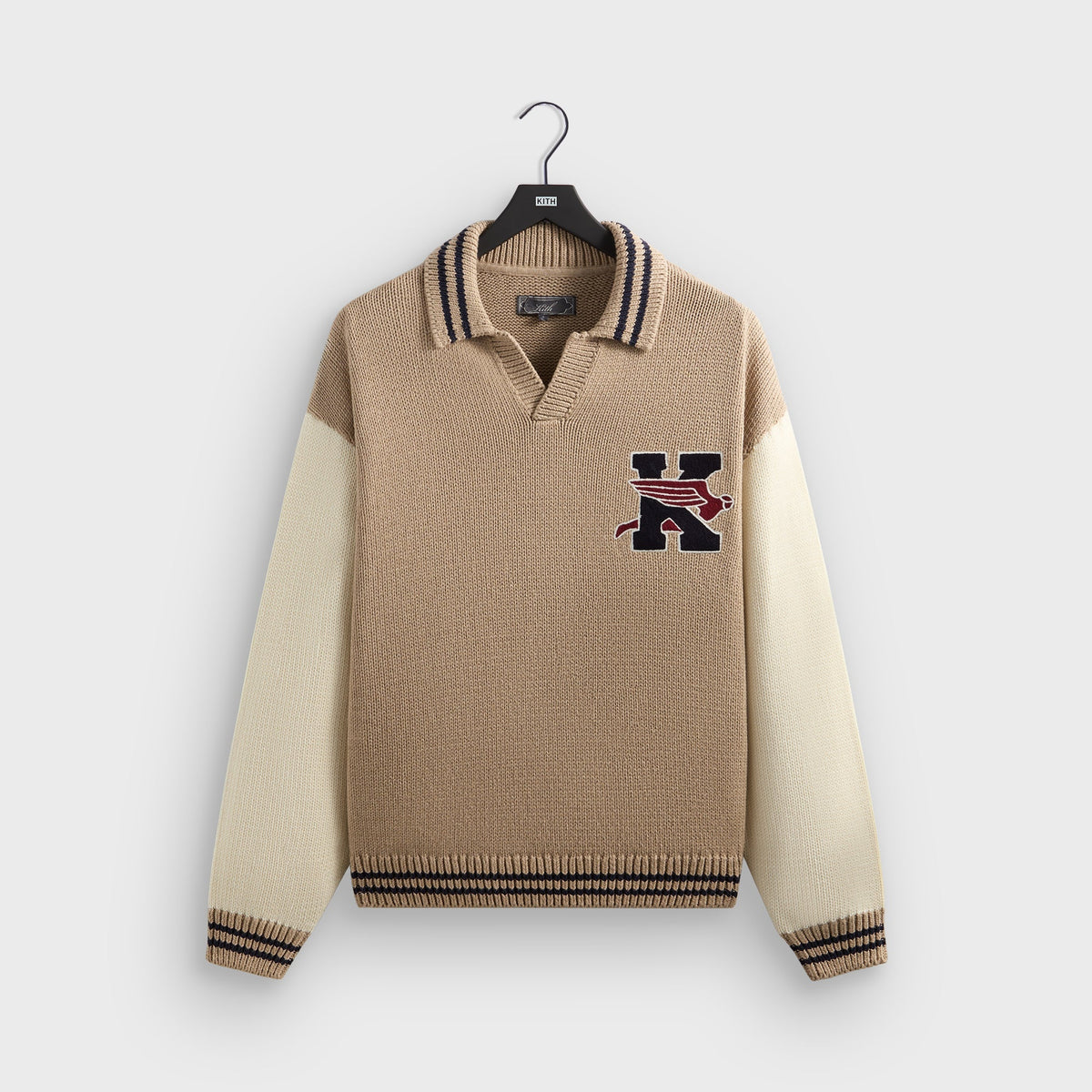 Kith Nelson Rugby Sweater - Canvas Heather