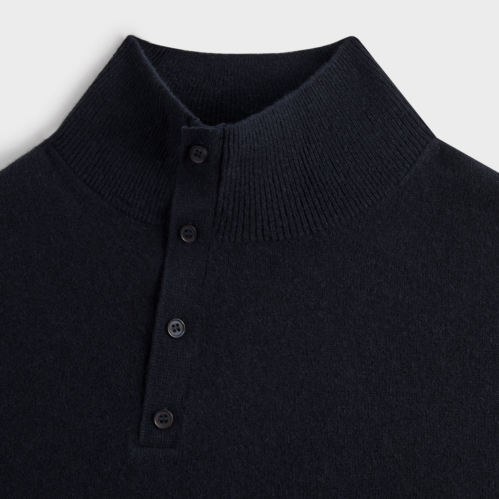 &Kin Cashmere Cyrus Turtleneck - Ink
