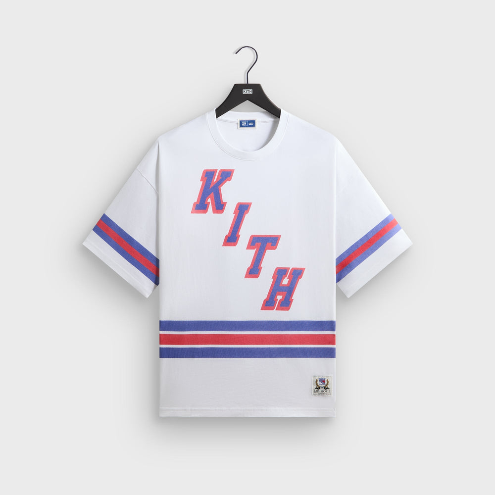 Kith for the New York Rangers Centennial Bishop Tee - White
