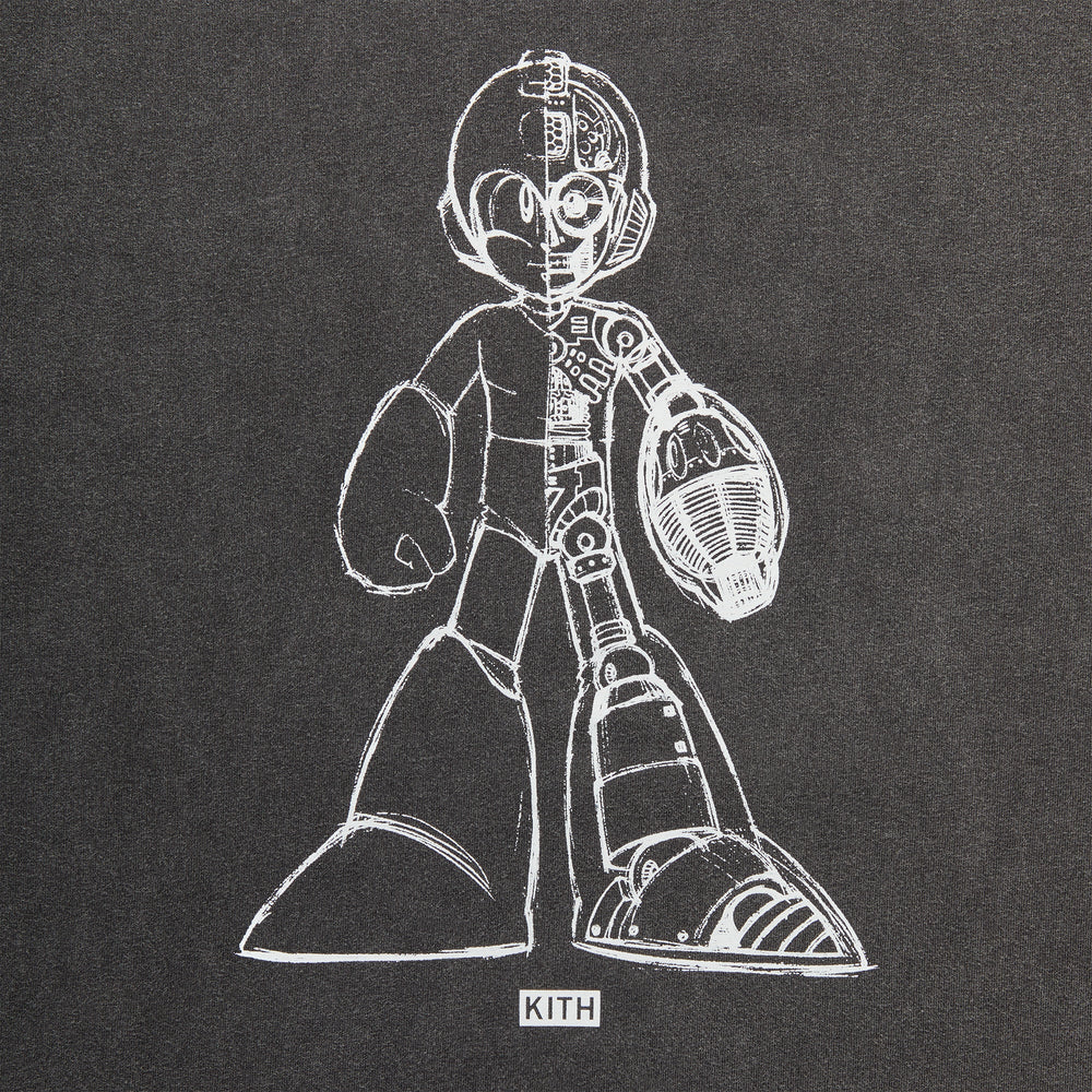 Capcom Kith Mega Man Sketch Vintage Tee - Black