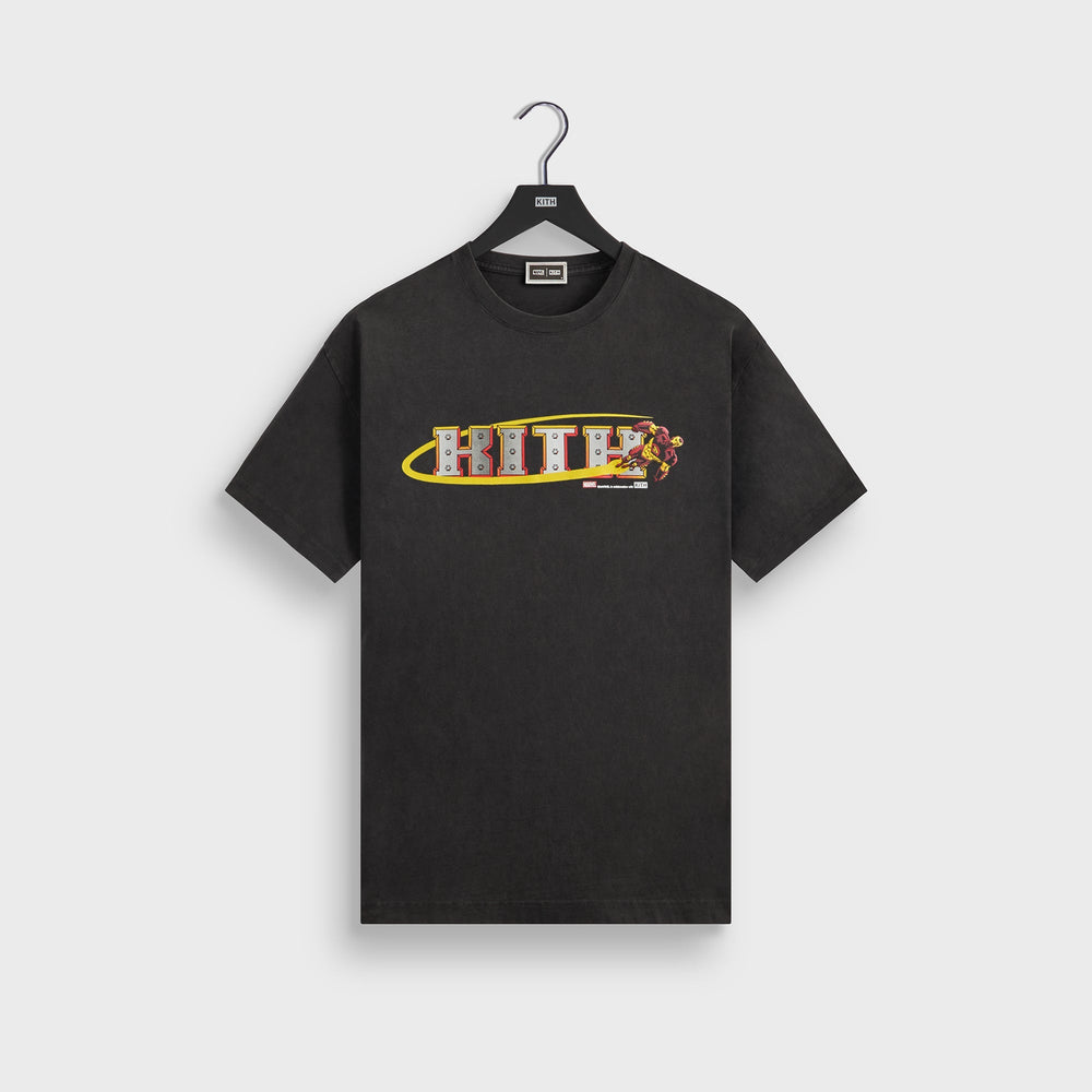 Marvel Kith Iron Man Vintage Tee - Black