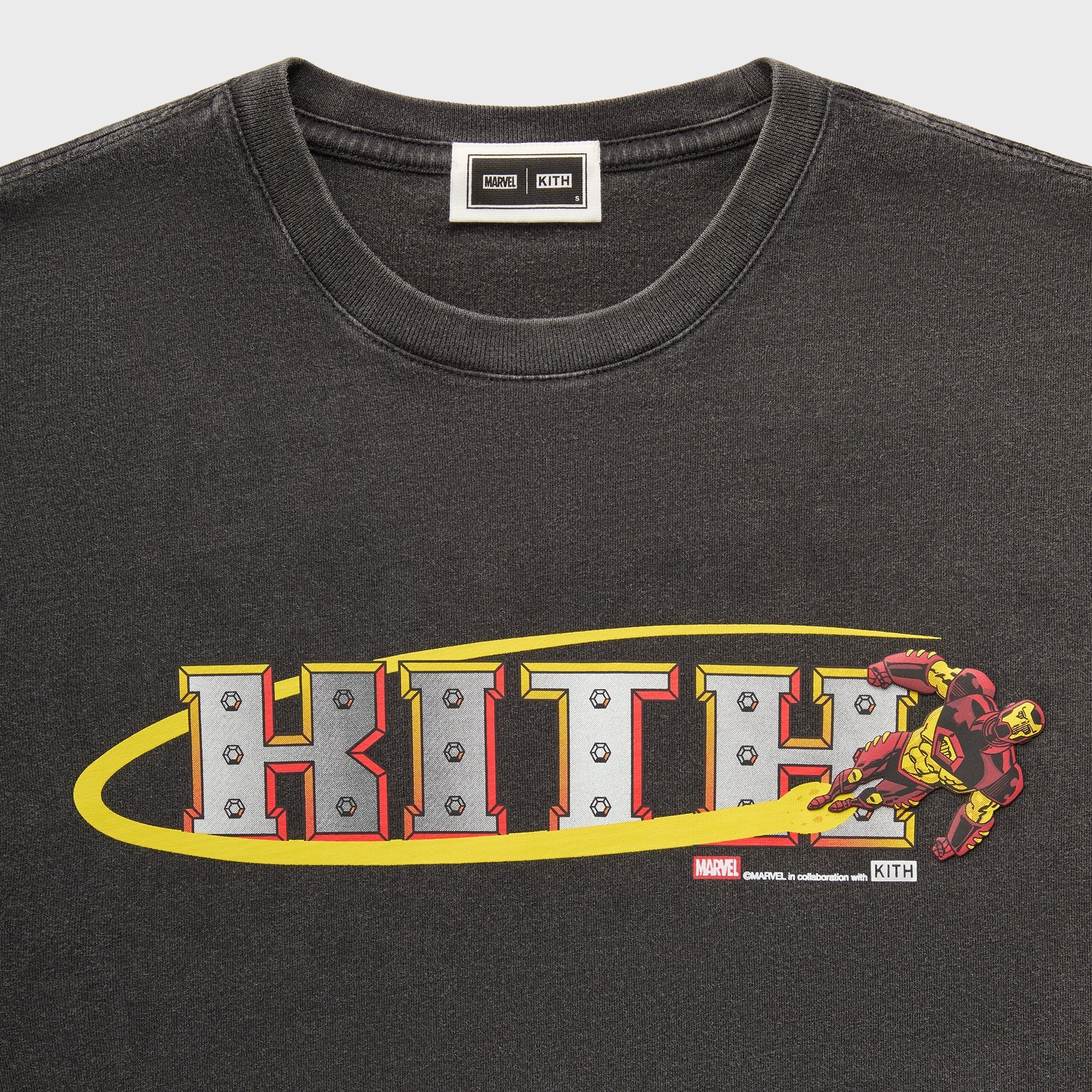 Marvel Kith Iron Man Vintage Tee - Black