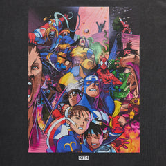 Marvel vs. Capcom Kith Heroes vs. Street Fighter Vintage Tee - Black