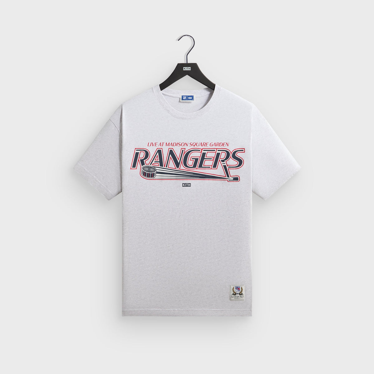 Kith for the New York Rangers Madison Square Garden Puck Vintage Tee -