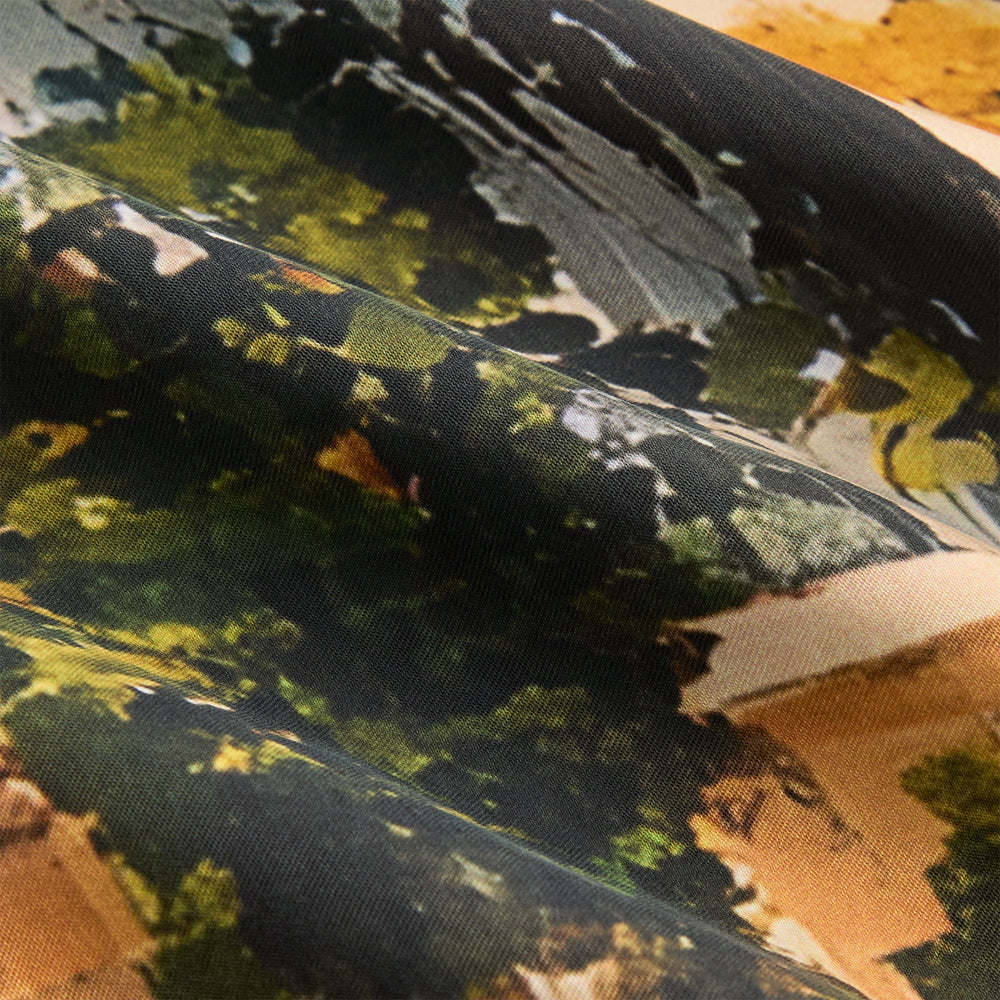 Giorgio Armani & Kith Capri Long Sleeve Zip-Up Shirt - Multi