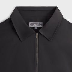 Kith Tropical Wool Marquis Zip Up Shirt - Black
