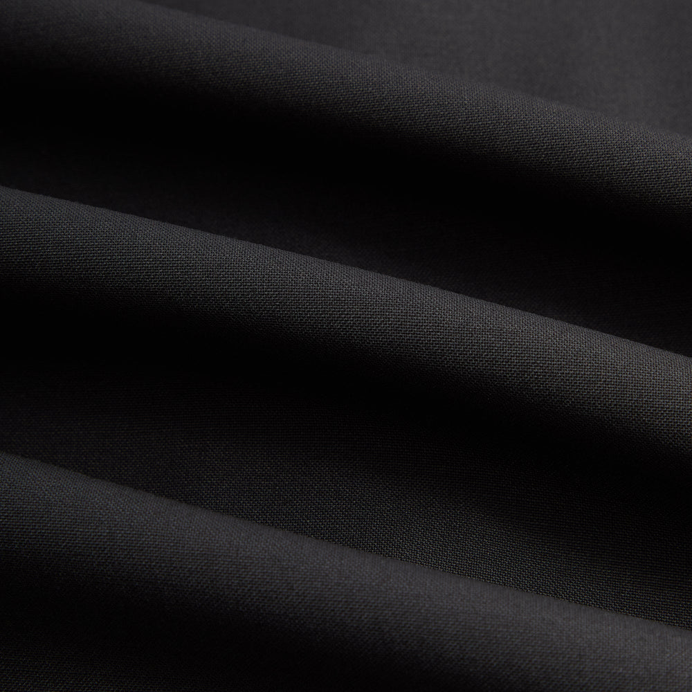 Kith Tropical Wool Marquis Zip Up Shirt - Black