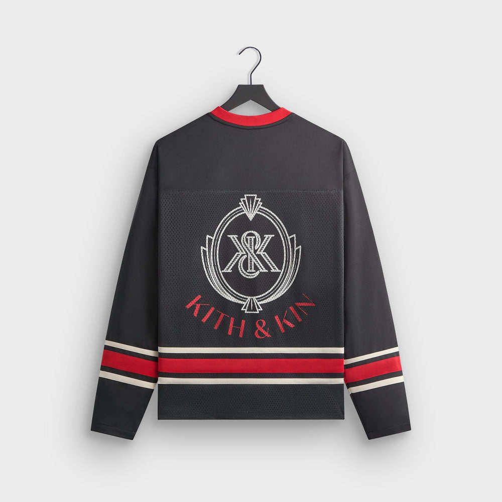 Kith Chicago Long Sleeve Malik Jersey - Black