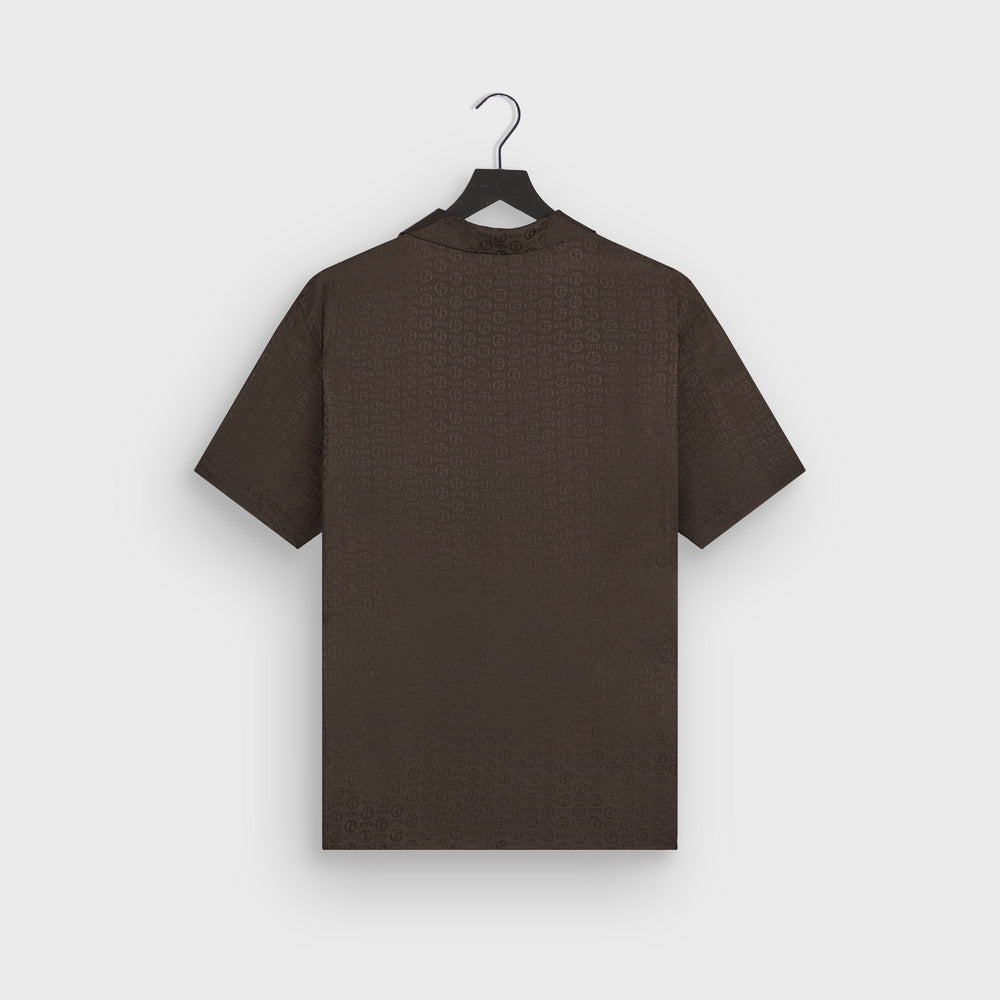 Giorgio Armani & Kith Monogram Short Sleeve Thompson Camp Collar Shirt
