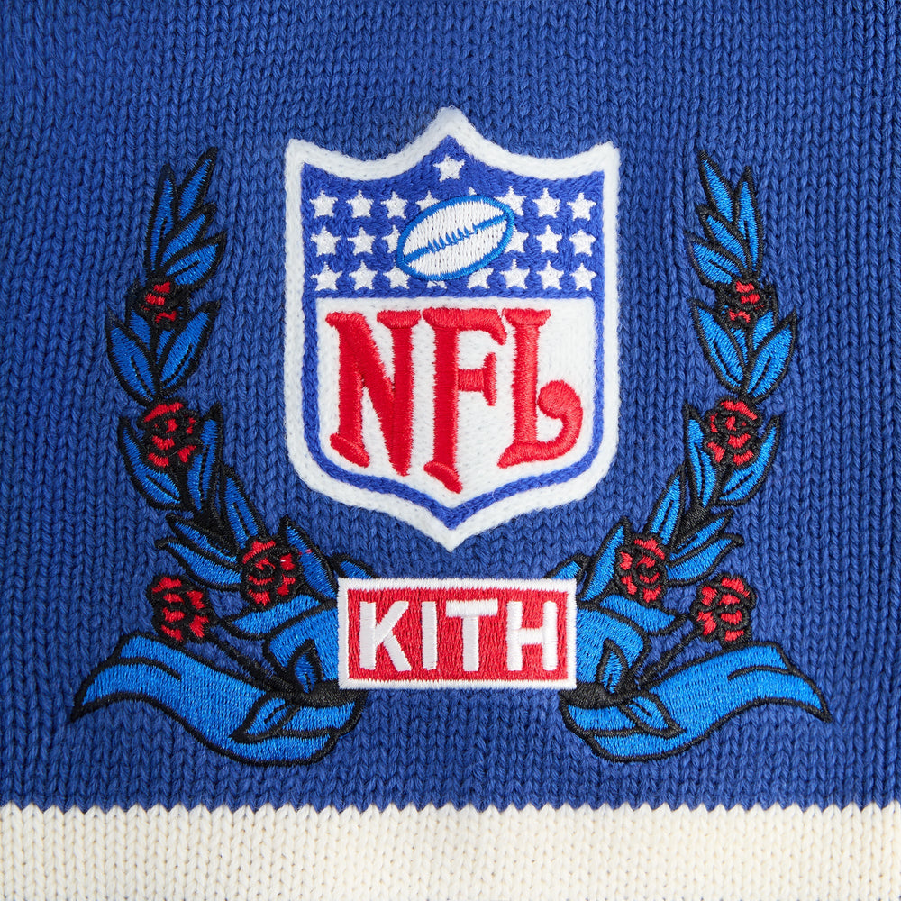 Kith for the NFL Buffalo Bills V-Neck Beau Knit Sweater - Current