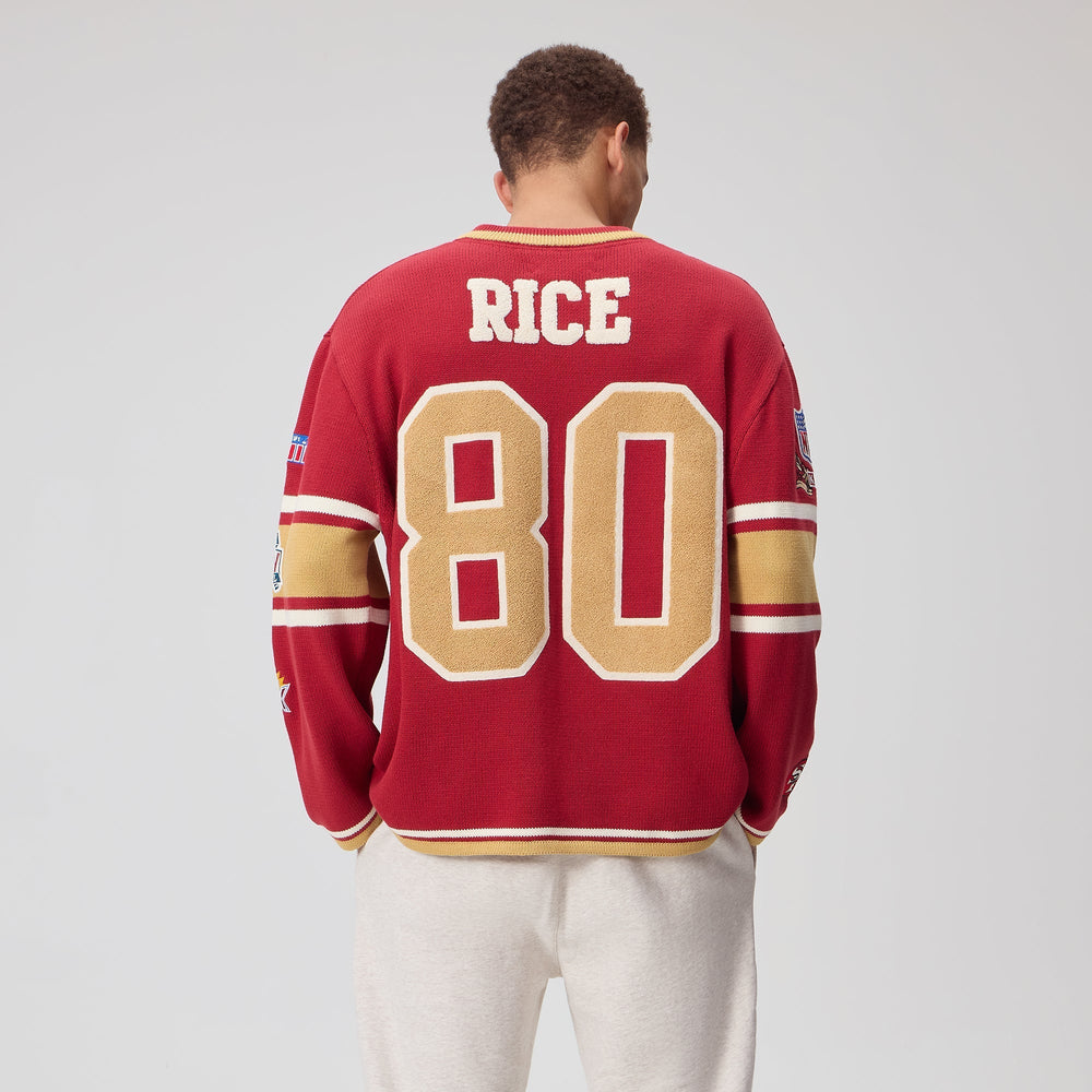 Kith for the NFL San Francisco 49ers V-neck Beau Knit Sweater - Presen