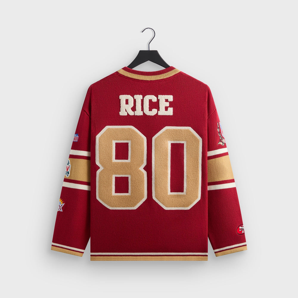 Kith for the NFL San Francisco 49ers V-neck Beau Knit Sweater - Presen