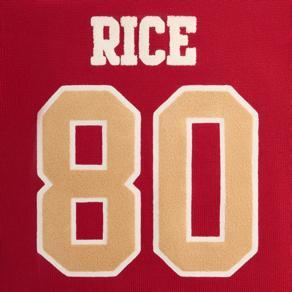 Kith for the NFL San Francisco 49ers V-neck Beau Knit Sweater - Presen