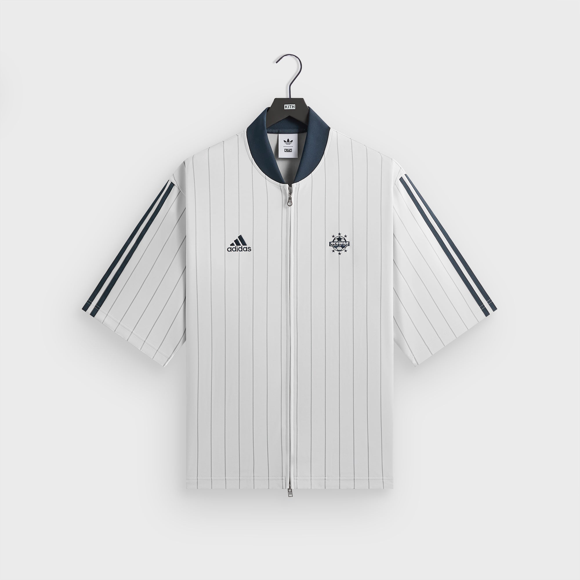 Kith for adidas Football Pinstripe Jersey - White