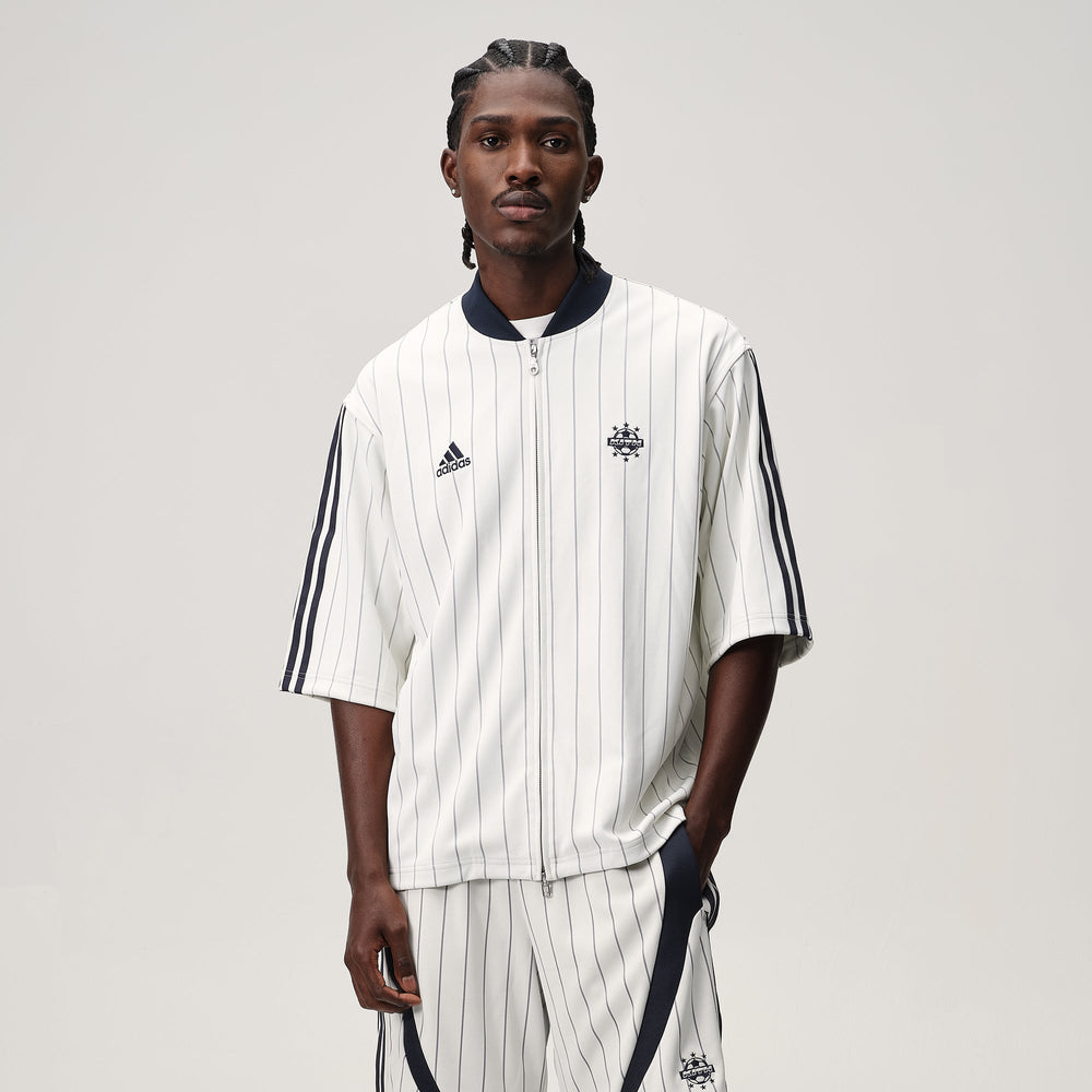 Kith for adidas Football Pinstripe Jersey - White