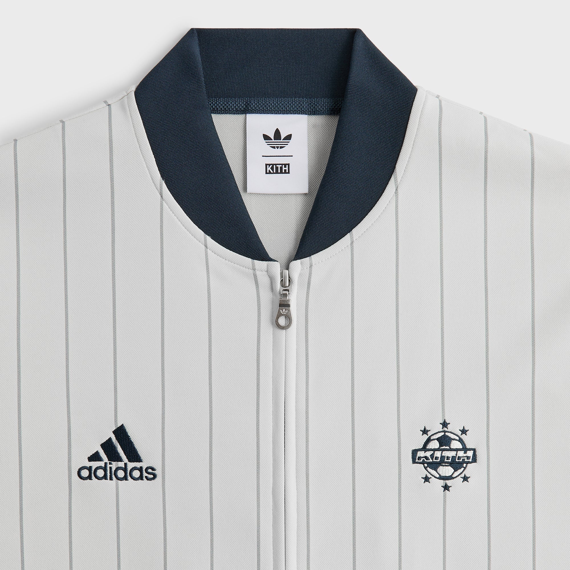 Kith for adidas Football Pinstripe Jersey - White