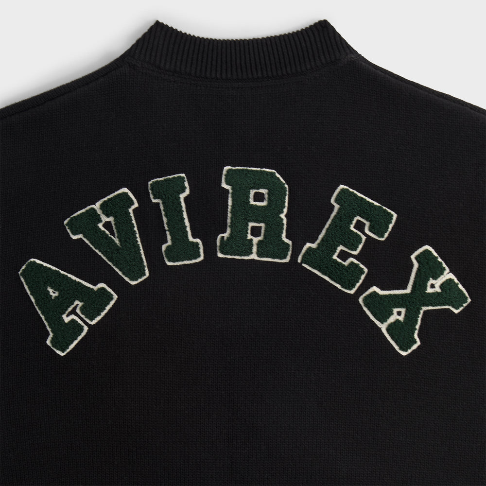 Kith for AVIREX Beau Knit K Jersey - Black