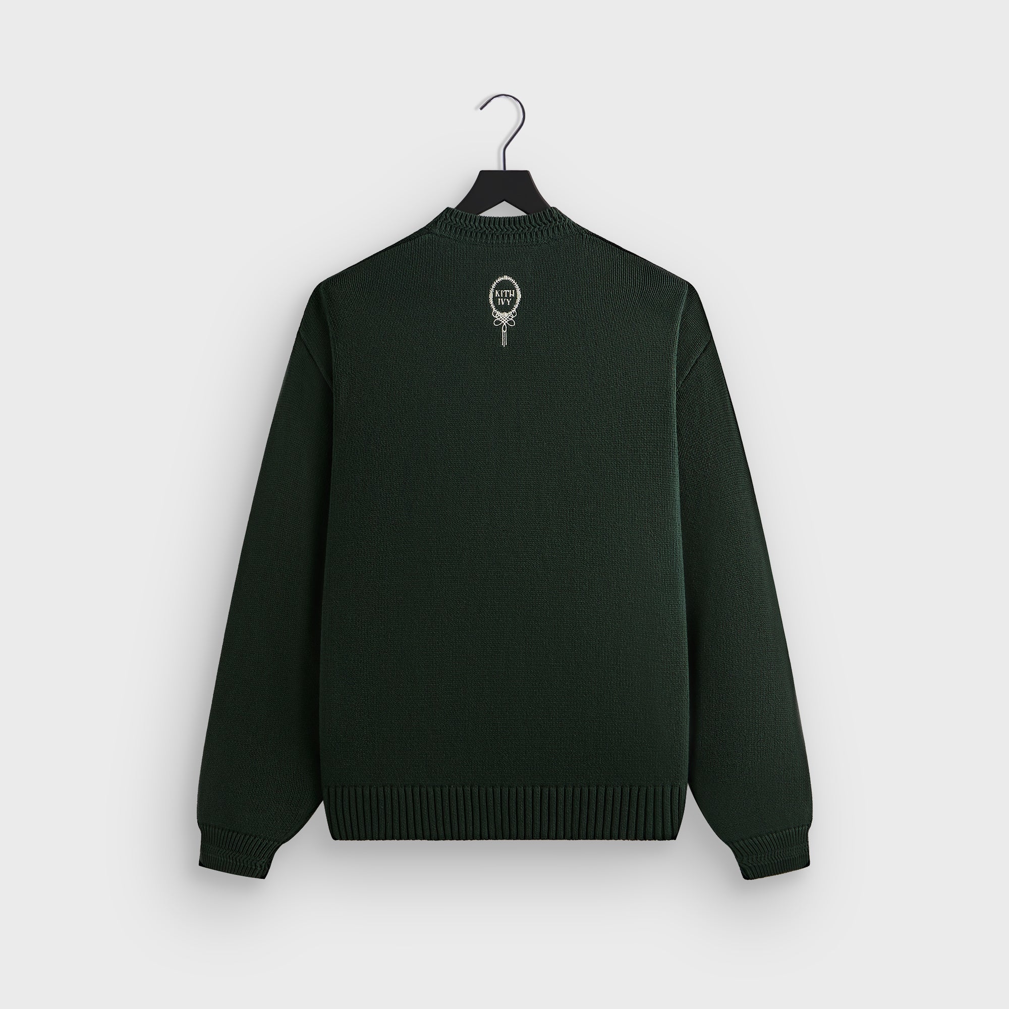Kith Ivy Emblem Crewneck Sweater - Ivy Green