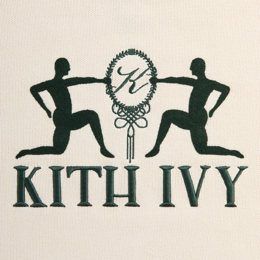 Kith Ivy Emblem Crewneck Sweater - Sandrift