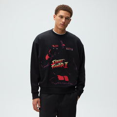 Capcom Kith Ryu Vintage Nelson Crewneck - Black