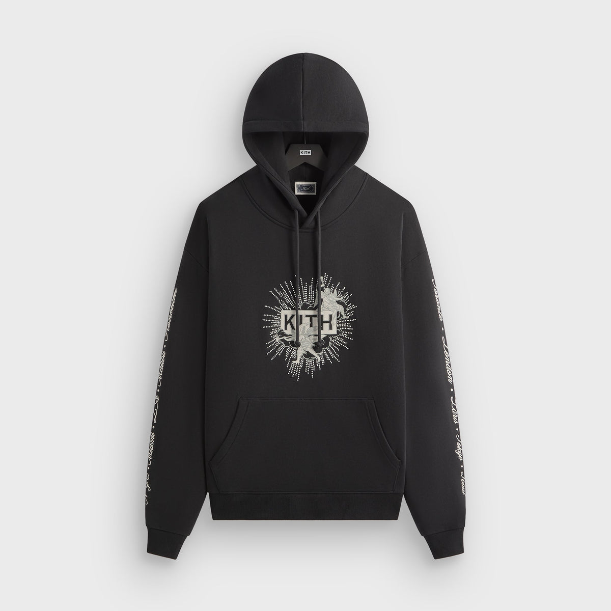 Kith Beaded Angel Nelson Hoodie - Black
