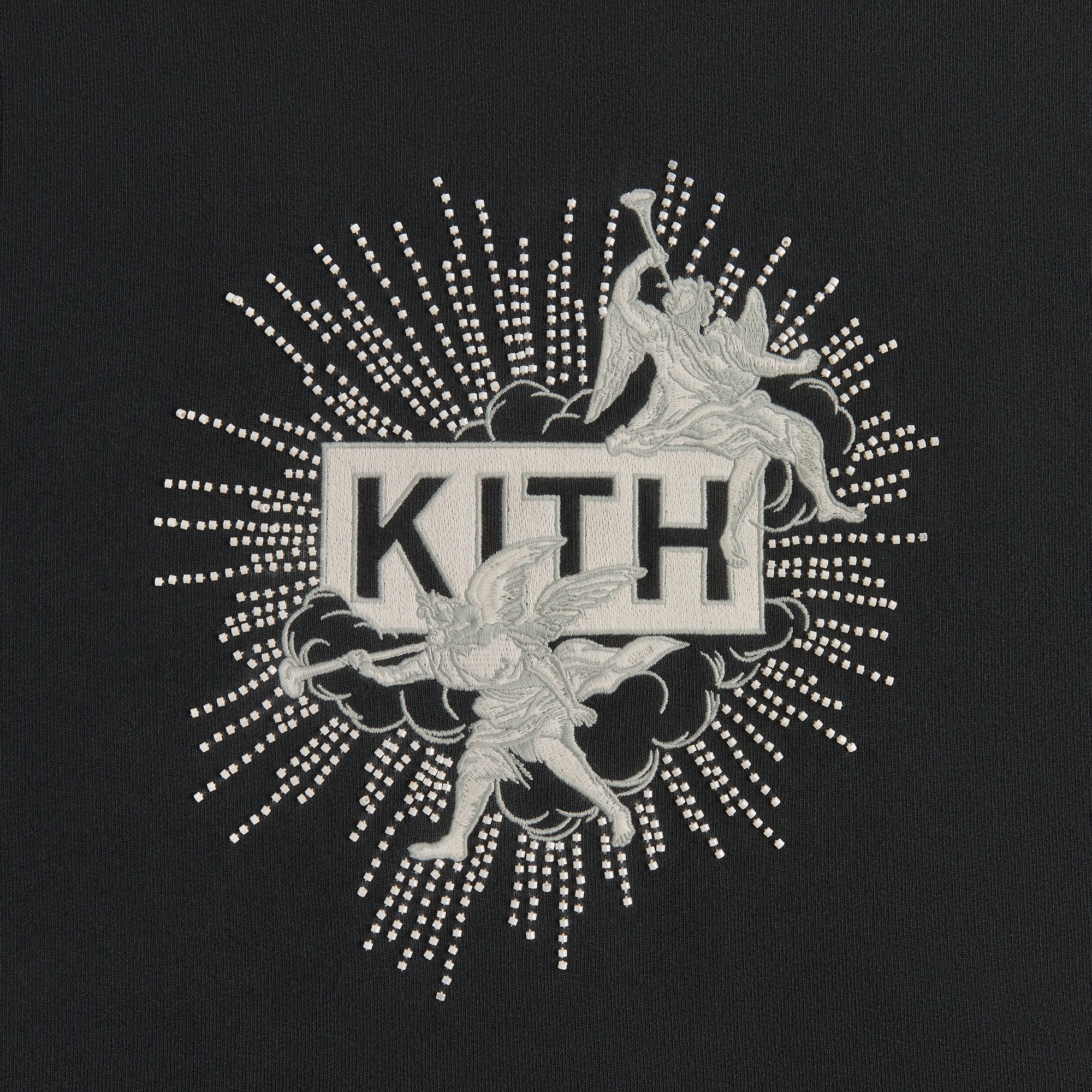 Kith Beaded Angel Nelson Hoodie - Black