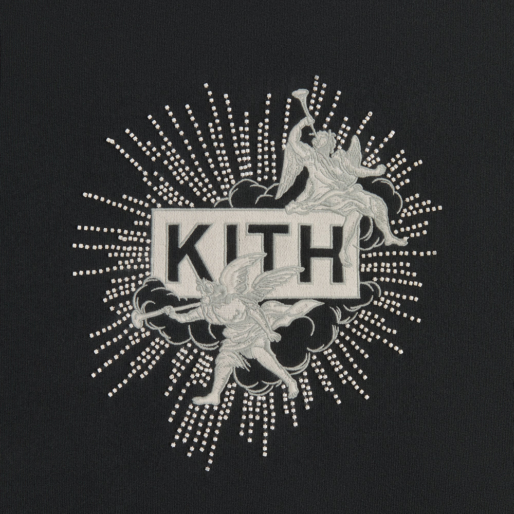Kith Beaded Angel Nelson Hoodie - Black