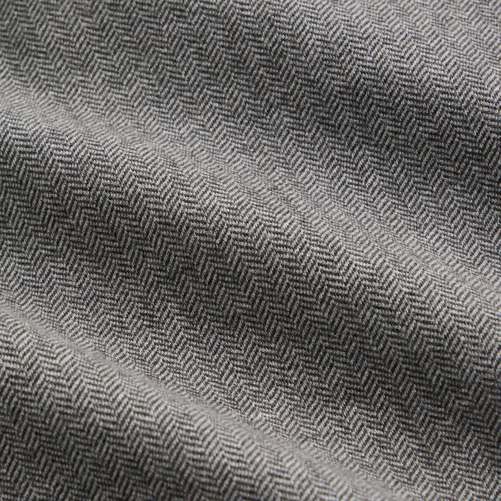 &Kin Reversible Double Face Williams V Hoodie - Dark Heather Grey