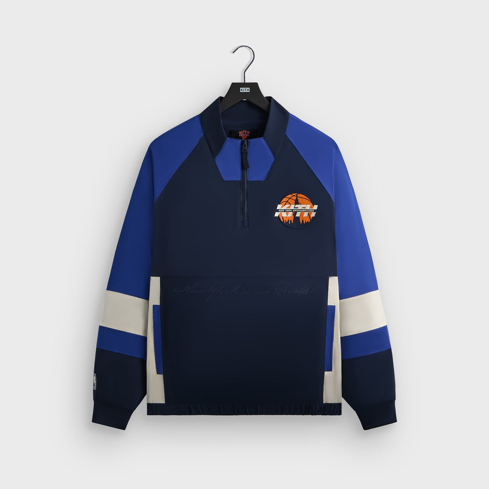 Kith for the New York Knicks Nylon Quarter Zip - Nocturnal