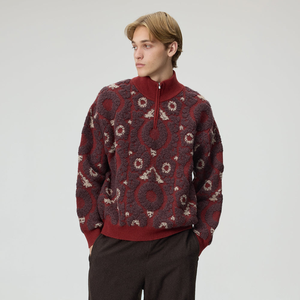 Kith Winter Vine Wyona Quarter Zip - Rhone