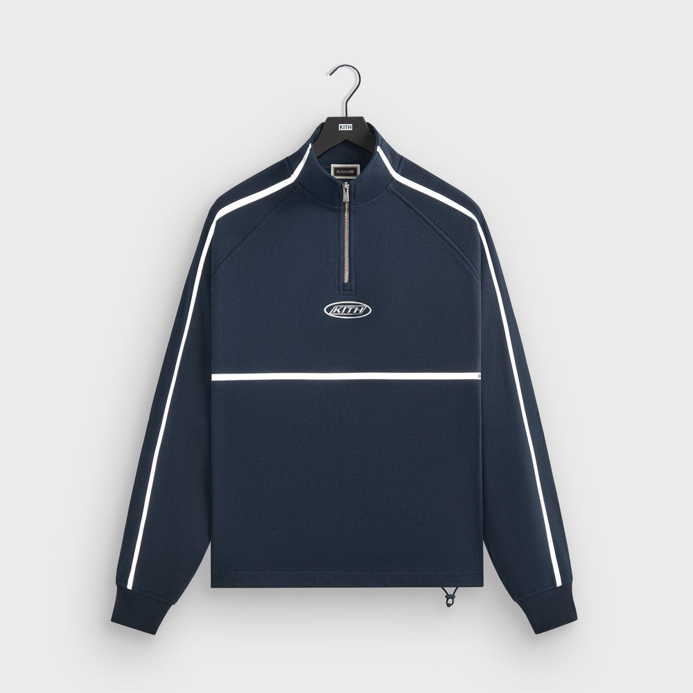 Kith for Columbia Reflective Funnel Neck Quarter Zip - Nocturnal