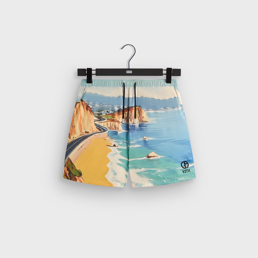 Giorgio Armani & Kith Malibu Collins Swim Short - Multi