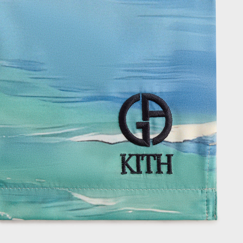 Giorgio Armani & Kith Malibu Collins Swim Short - Multi