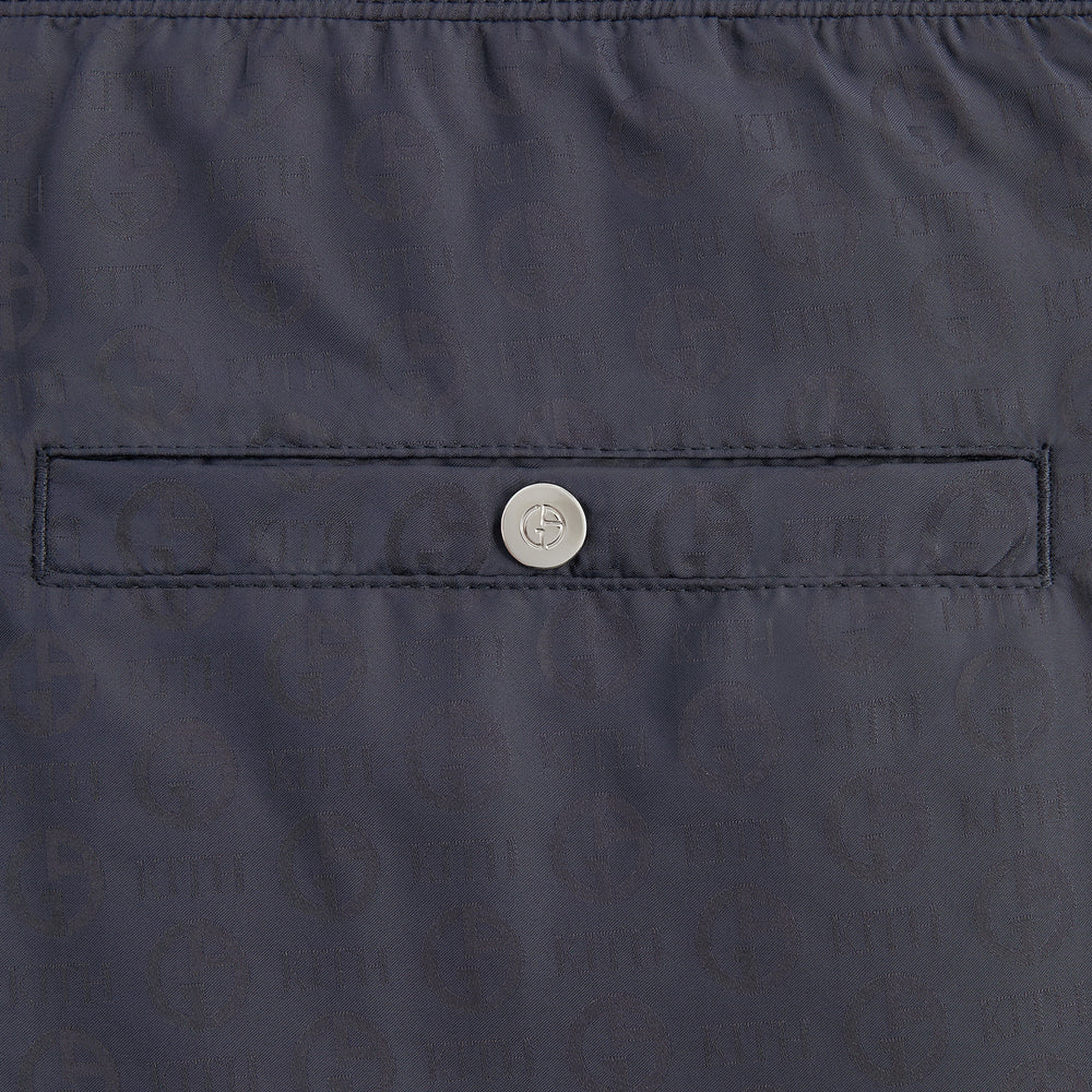 Giorgio Armani & Kith Jacquard Collins Swim Short - Ink