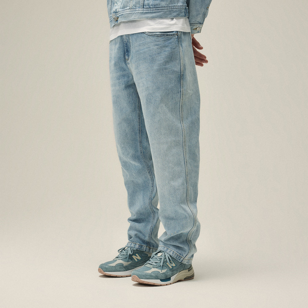 Kith Centre Straight Jean - Light Indigo